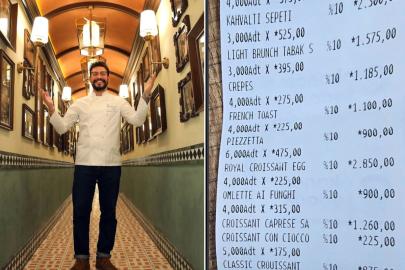 Danilo Zanna’nın restoran fiyatları tartışma yarattı! Menüdeki rakamlar ikiye böldü