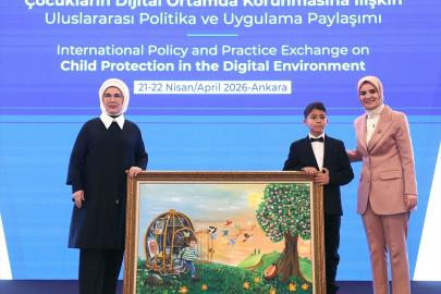Emine Erdoğan "Çocukların Dijital Ortamda Korunmasına İlişkin Uluslararası Politika ve Uygulama Paylaşımı" toplantısında konuştu Açıklaması