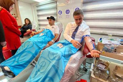 Erzurum’da "Kan Bağışı Hayat Kurtarır" kampanyasına yoğun katılım