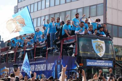 Erzurumspor FK’dan şampiyonluk turu