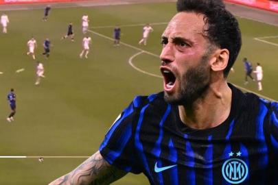 Hakan Çalhanoğlu attı, şampiyonluk geliyor! İtalya'yı sallayan gol... İnter - Roma maç sonucu 5-2