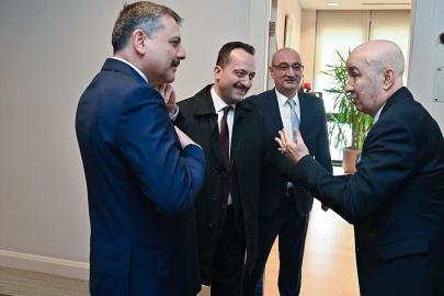 İçişleri Bakanı Çiftçi'den Polis Haftası dolayısıyla Cumhurbaşkanı Başdanışmanı Aslan'a ziyaret