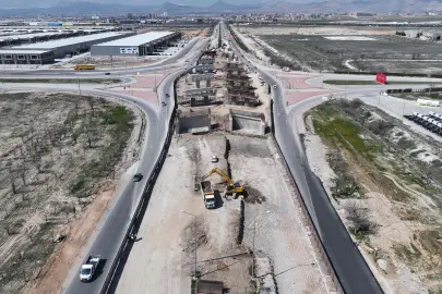 Konya’da TÜMOSAN Kavşağı’nda çalışmalar sürüyor