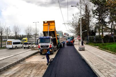 Malatya çevre yolu yan yolları yenileniyor