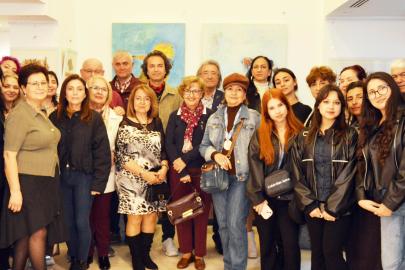 Öğretmenin sergi heyecanı