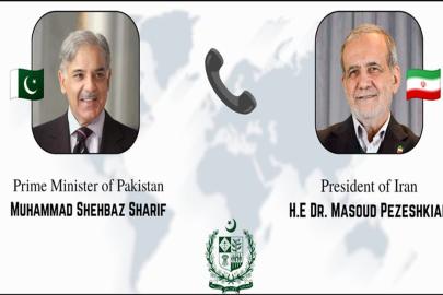 Pakistan Başbakanı Şerif, İran Cumhurbaşkanı Pezeşkiyan ile görüştü