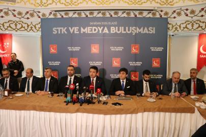 Saadet Partisi Genel Başkanı Arıkan, Elazığ'da konuştu Açıklaması