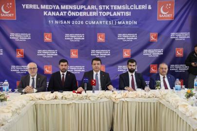 Saadet Partisi Genel Başkanı Arıkan, Mardin'de düzenlenen toplantıya katıldı