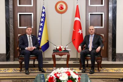 TBMM Başkanı Kurtulmuş, Bosna Hersek Temsilciler Meclisi Birinci Başkanvekili Zvizdic ile görüştü