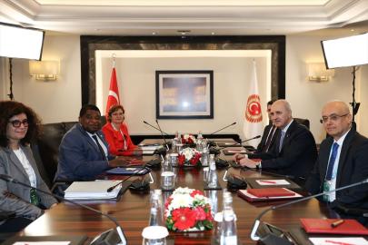 TBMM Başkanı Kurtulmuş, PAB Genel Sekreteri Chungong ve Genel Kurul Sekreteri Jabre ile görüştü