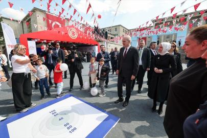 TBMM Başkanı Kurtulmuş, "Meclis Bahçesi Çocuk Bahçesi" etkinlik alanını ziyaret etti