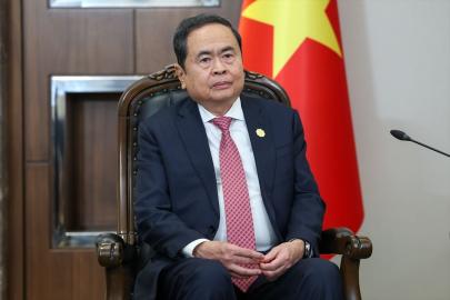 TBMM Başkanı Kurtulmuş, Vietnam Ulusal Meclisi Başkanı Man ile görüştü