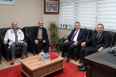 Trabzon Valisi Şahin'den Özel İmperial Hastanesi'ne ziyaret
