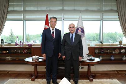 Anayasa Mahkemesi Başkanı Özkaya, Çin Yüksek Halk Mahkemesi Başkan Yardımcısı Liang'ı kabul etti