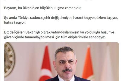 Bakan Çiftçi: Vatandaşlarımızın huzur ve güveni için tüm ekiplerimizle sahadayız