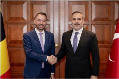 Bakan Fidan, Belçikalı mevkidaşıyla görüştü