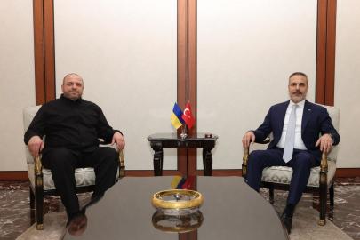 Bakan Fidan, Ukrayna Ulusal Güvenlik ve Savunma Konseyi Sekreteri Rustem Umerov ile görüştü