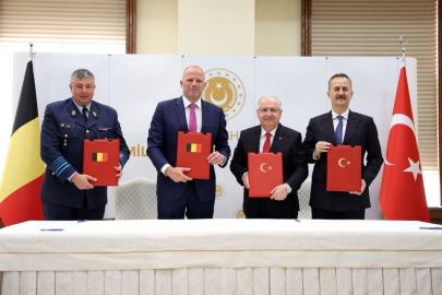 Bakan Güler, Belçikalı mevkidaşı Francken ile görüştü (2)