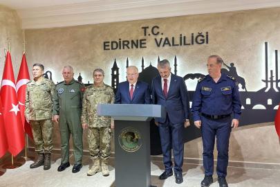 Bakan Güler, Edirne Valisi Sezer'i ziyaret etti