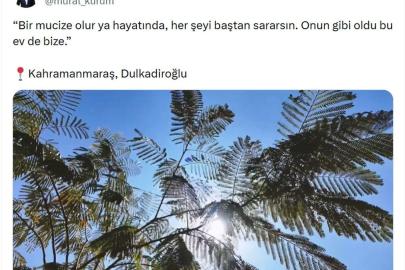 Bakan Kurum, depremzede ailenin bayram sevincini paylaştı