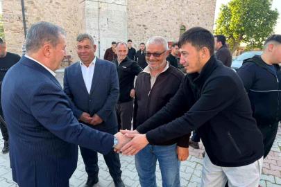 BBP Genel Başkanı Destici memleketinde vatandaşlarla bayramlaştı