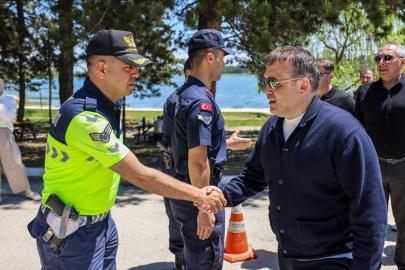 Bilecik Valisi Sözer jandarma personeliyle bayramlaştı