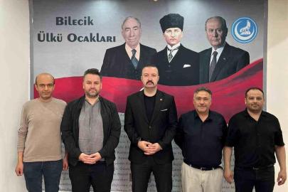 Bilecik'te esnaf odalarından Ülkü Ocakları'na buluşma
