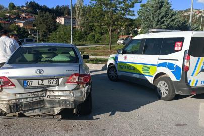 Burdur'da kaza: 1 yaralı