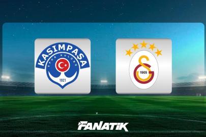 CANLI| Kasımpaşa - Galatasaray maçı ne zaman, saat kaçta, hangi kanalda? (İlk 11'ler)