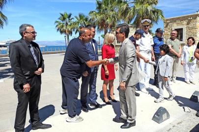 Çeşme Kalesi'nde bayramlaşma programı düzenlendi