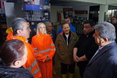 CHP Grup Başkanvekili Günaydın, Samsun'un Havza ilçesinde sel bölgesinde incelemelerde bulundu Açıklaması