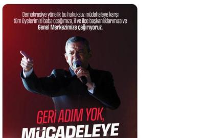 CHP'den Saray'ın Yargısına Tepki: Geri Adım Yok, Mücadeleye Devam