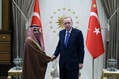 Cumhurbaşkanı Erdoğan, Suudi Arabistan Dışişleri Bakanı'nı kabul etti