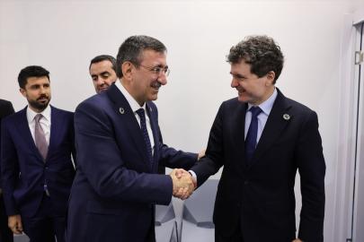 Cumhurbaşkanı Yardımcısı Yılmaz, Romanya Cumhurbaşkanı Dan ile görüştü