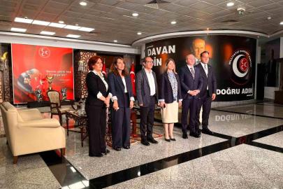 DEM Parti, MHP'ye bayram ziyaretinde bulundu