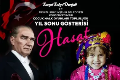 Denizli'de minik yıldızlar sahneye çıkıyor