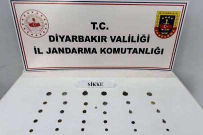 Diyarbakır'da 31 adet tarihi sikke ele geçirildi