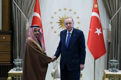 Erdoğan, Suudi Arabistan Dışişleri Bakanı'nı kabul etti