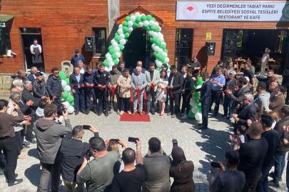 Espiye'de Yedi Değirmenler Tabiat Parkı'ndaki sosyal tesis hizmete açıldı