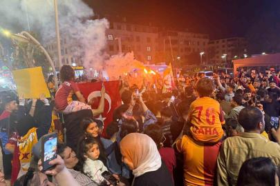 Galatasaray’ın şampiyonluğu Iğdır’da taraftarları sokağa döktü