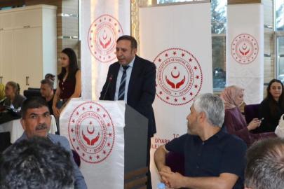 Görev yeri değişen Aile ve Sosyal Hizmetler İl Müdürü Aydın Polat için veda yemeği