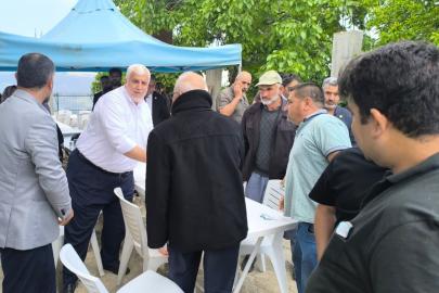 HÜDA PAR heyetinden Mersin'deki saldırıda hayatını kaybeden Özden'in ailesine taziye ziyareti
