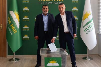 HÜDA PAR Karakoçan İlçe Başkanlığına İsmail Karaman yeniden seçildi