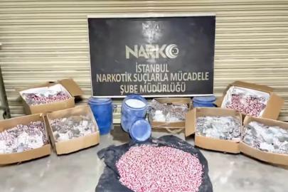 İstanbul'da 595 bin sentetik ecza hapı ele geçirildi: 1 gözaltı