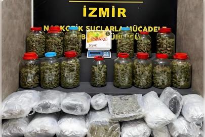 İzmir’de uyuşturucu operasyonu: 4 tutuklama