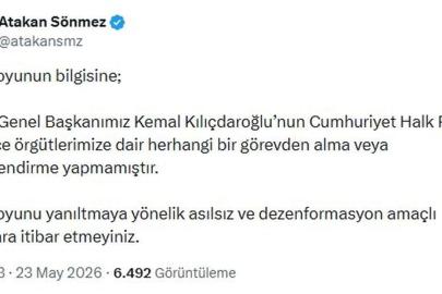 Kılıçdaroğlu'nun danışmanı: İl ve ilçe örgütlerimizde görevden alma yapılmadı
