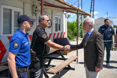 Kırklareli Valisi Turan, trafik ve asayiş denetimlerini inceledi