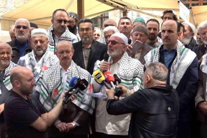 Konya'da Sumud Filosu'na destek açıklaması