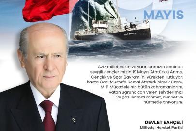 MHP Lideri Bahçeli'den 19 Mayıs Mesajı