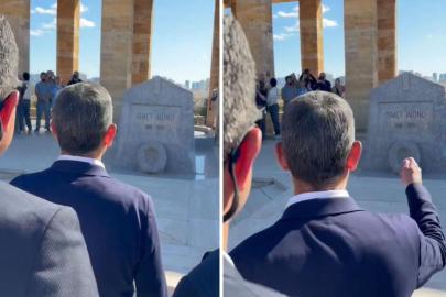 Özgür Özel'den, İsmet İnönü'nün kabri önünde olay sözler: Namussuzlardan çok daha cesur olacağız